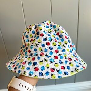 Kids Bucket Sun Beach Hat Ladybug Design OSFM One Size